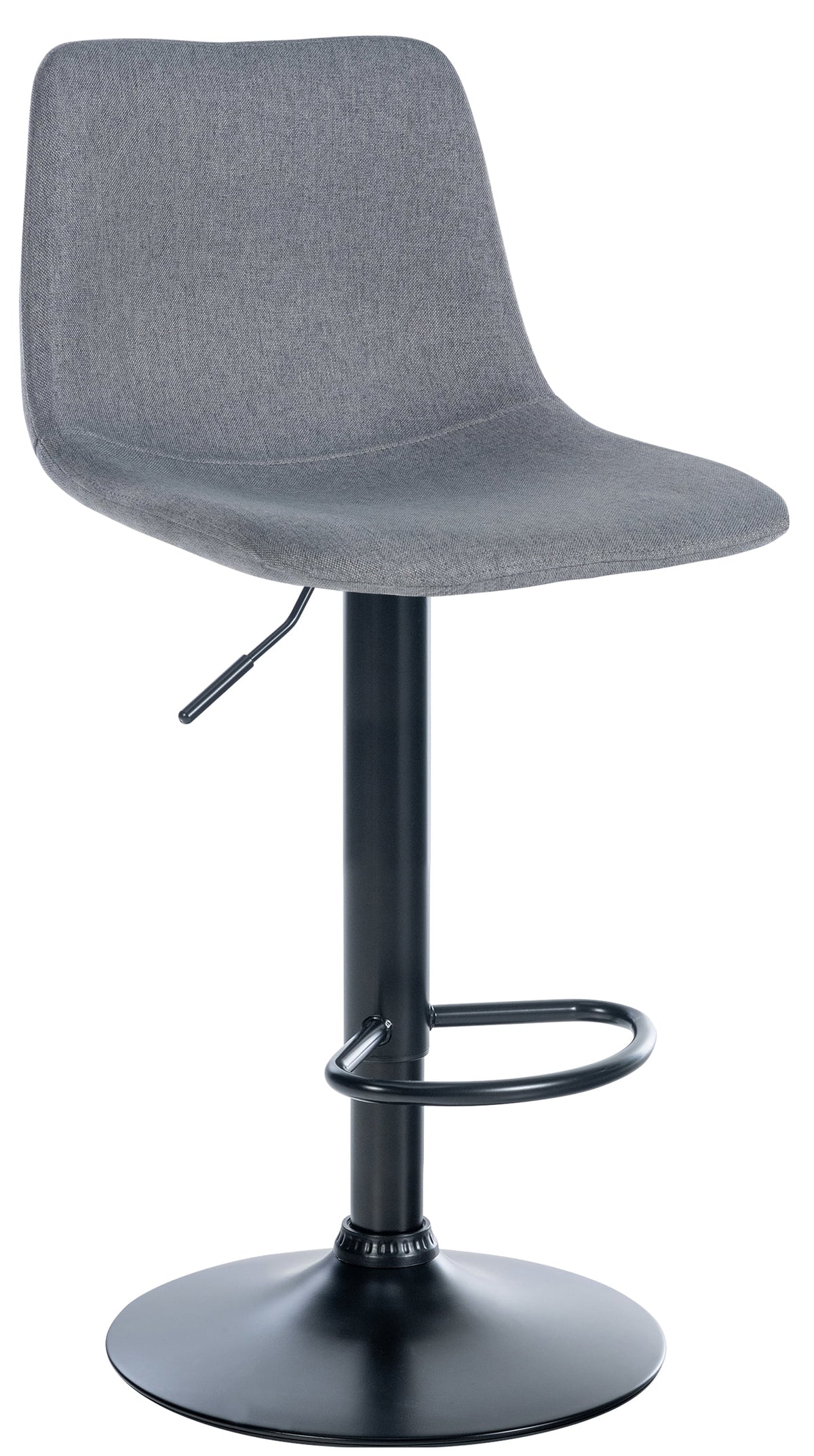CLP Barhocker Divo Stoff Schwarz