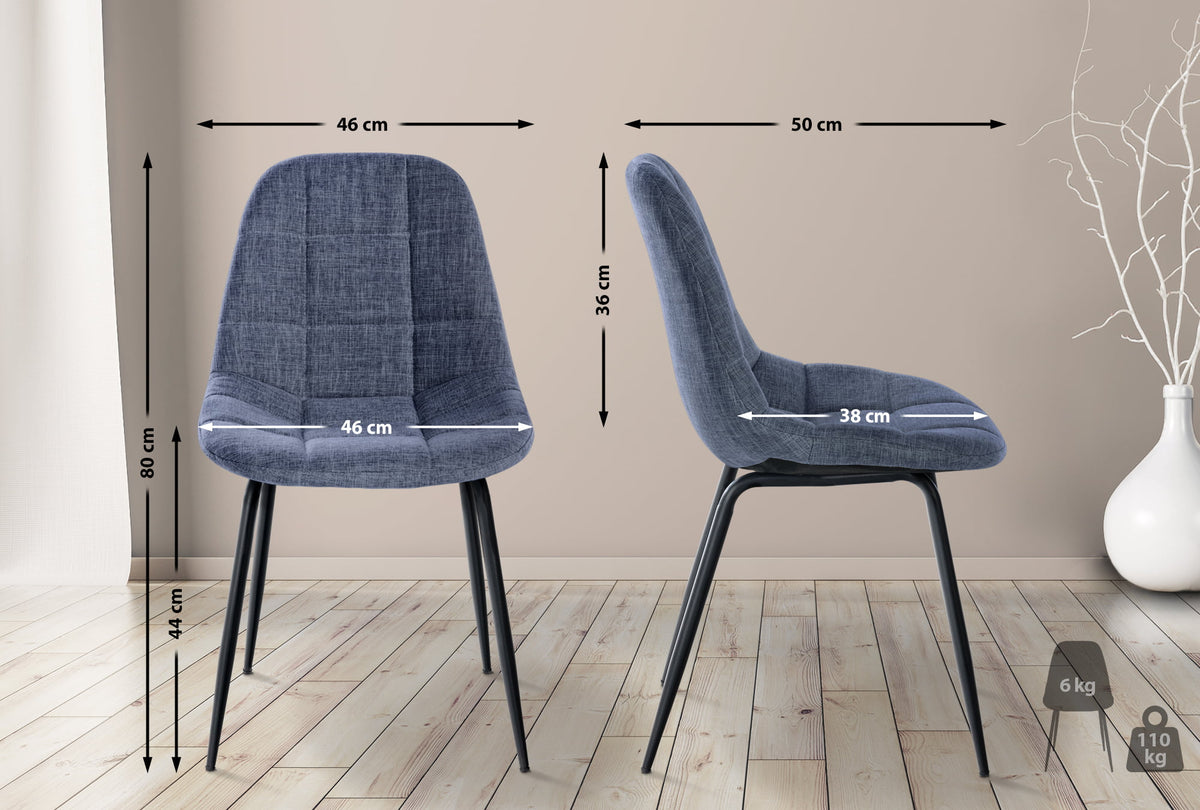 CLP Stuhl Tom Stoff – Produktabbildung 2