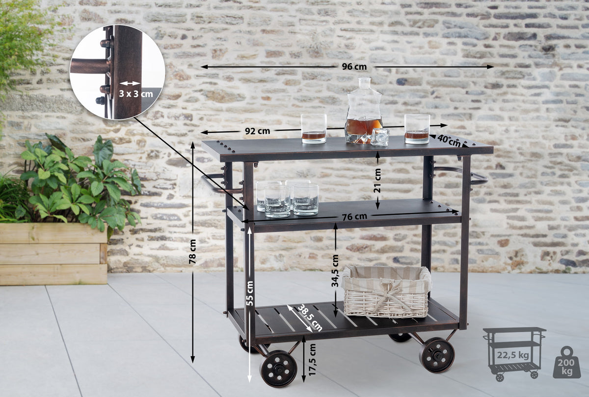 CLP Servierwagen Spring – Produktabbildung 2