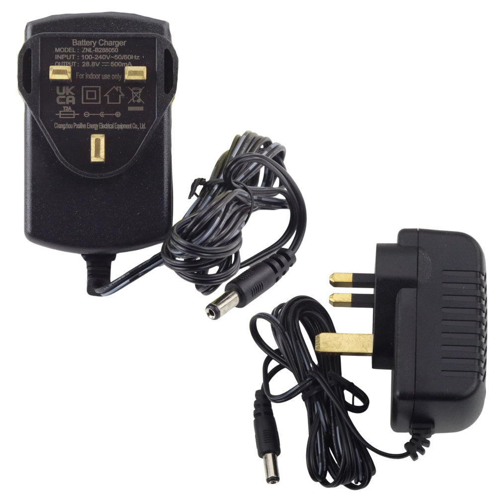 LEAN Toys Ladegerät 28,8 V 500 mA englische Steckdose