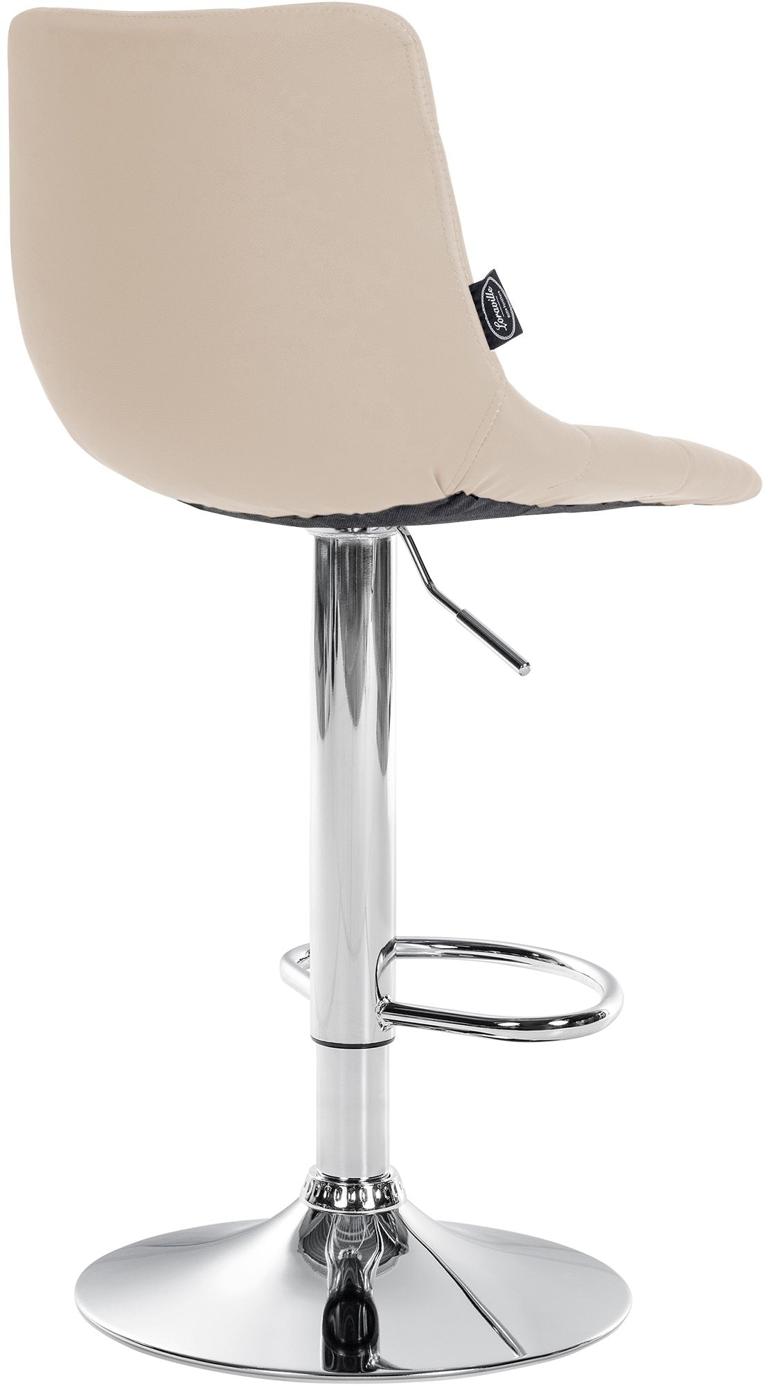 CLP 2er Set Barhocker Jerry Kunstleder chrom – Produktabbildung 6