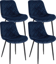 CLP 4er Set Stühle Springs Samt