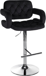 CLP Barhocker Dublin Samt chrom – Produktabbildung 8