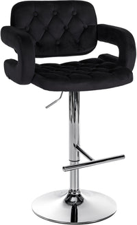 CLP Barhocker Dublin Samt chrom – Produktabbildung 8
