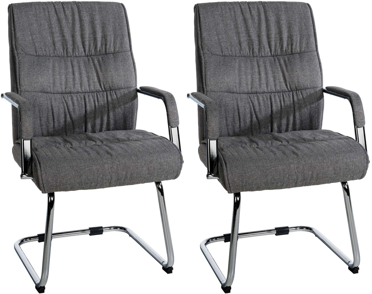 CLP 2er Set Besucherstuhl Sievert Stoff