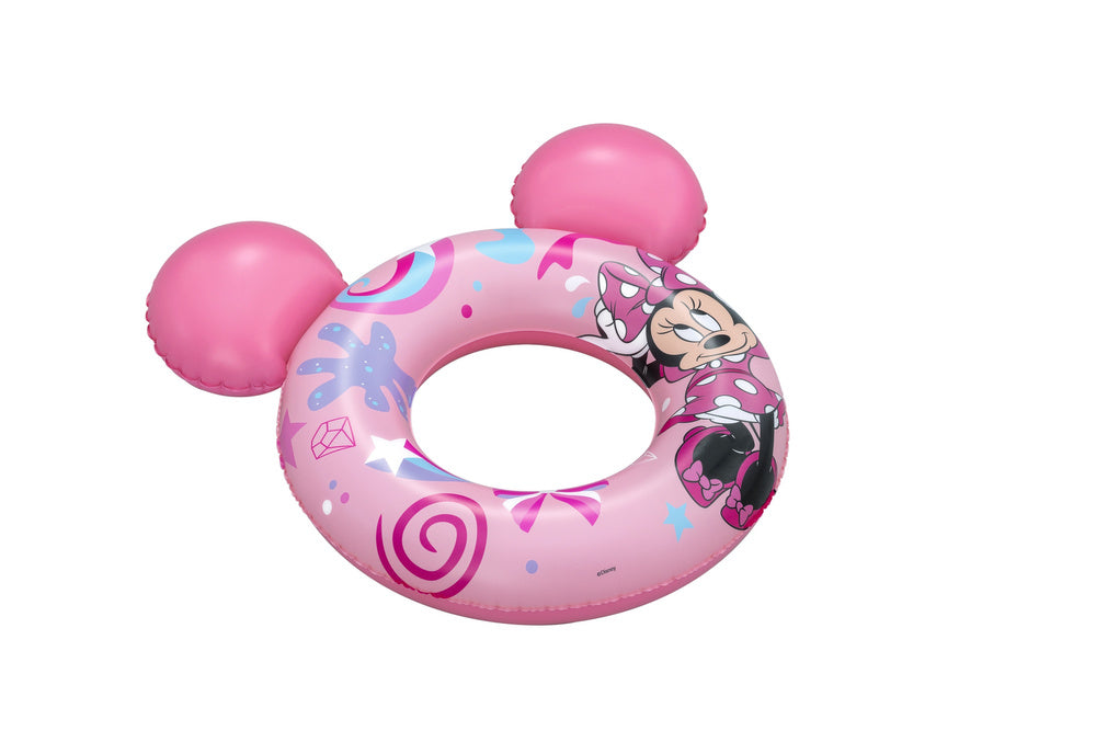 LEAN Toys Schwimmring mit Minnie-Maus-Ohren 74 cm x 76 cm Bestway 9102N – Produktabbildung 2