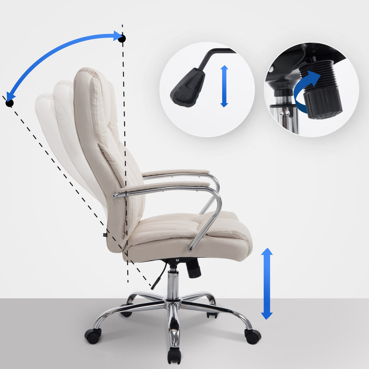 CLP Bürostuhl BIG Xanthos Stoff – Produktabbildung 10
