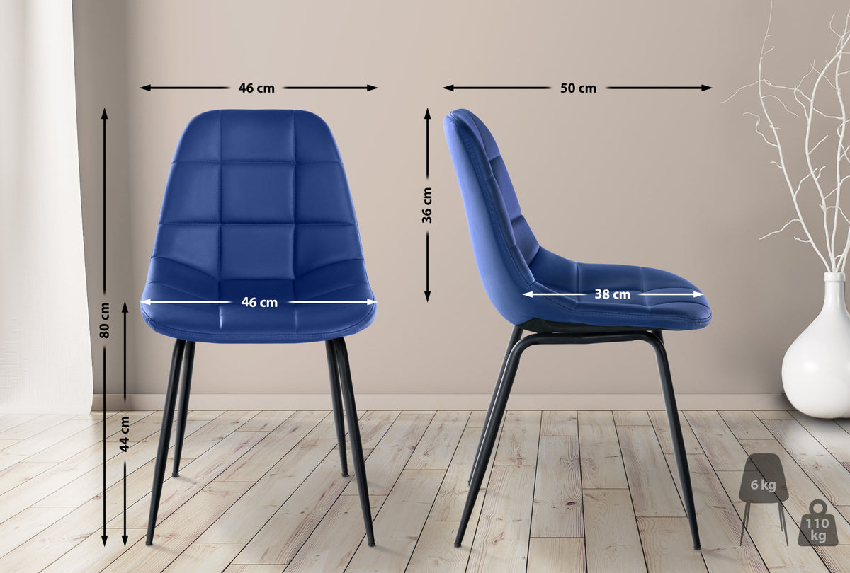 CLP 2er Set Stuhl Tom Kunstleder – Produktabbildung 2