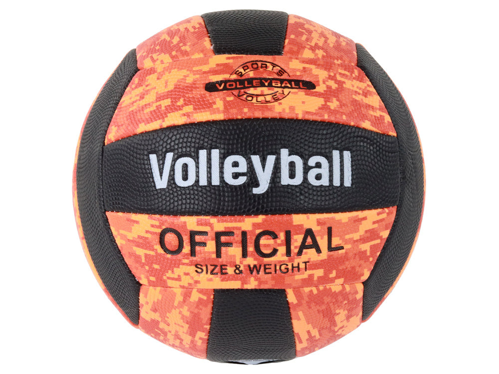 LEAN Toys Orange Volleyballball, Größe 5, bunt