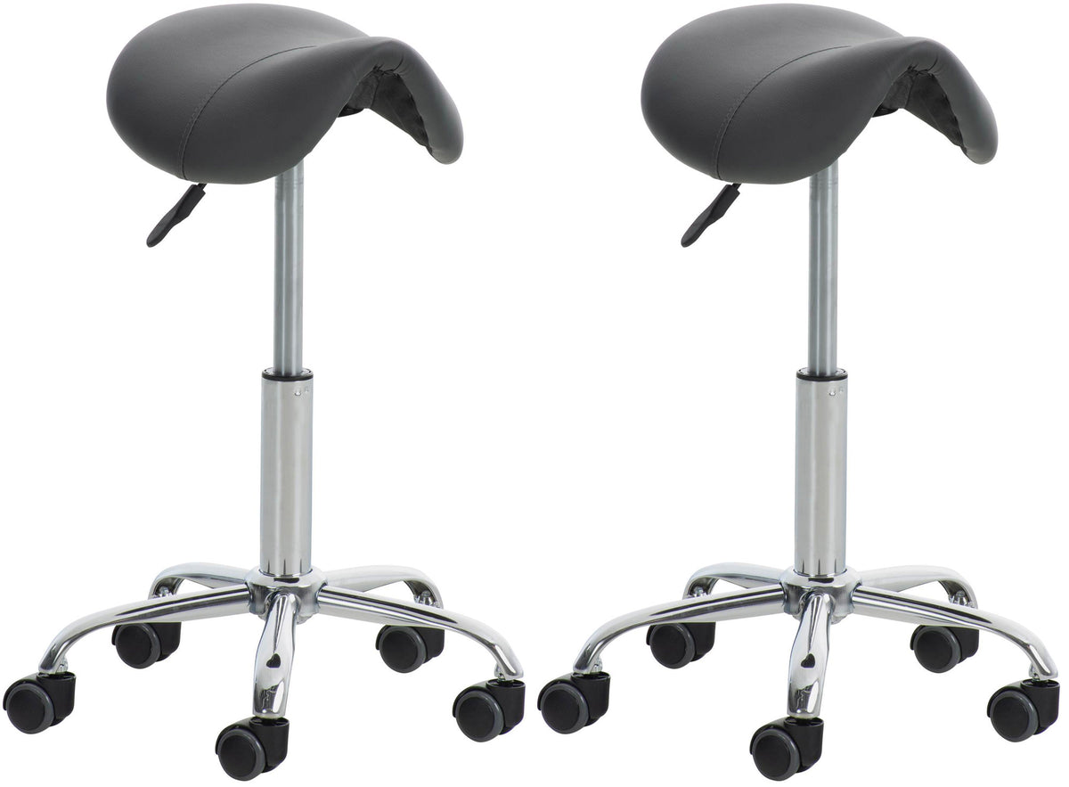 CLP 2er Set Arbeitshocker Reno Kunstleder