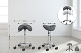 CLP 2er Set Arbeitshocker Reno Kunstleder – Produktabbildung 2