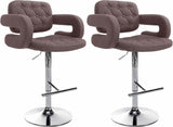 CLP 2er Set Barhocker Dublin Stoff C