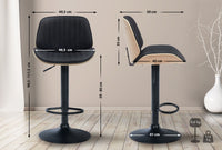 CLP 2er Set Barhocker Nova Kunstleder – Produktabbildung 2