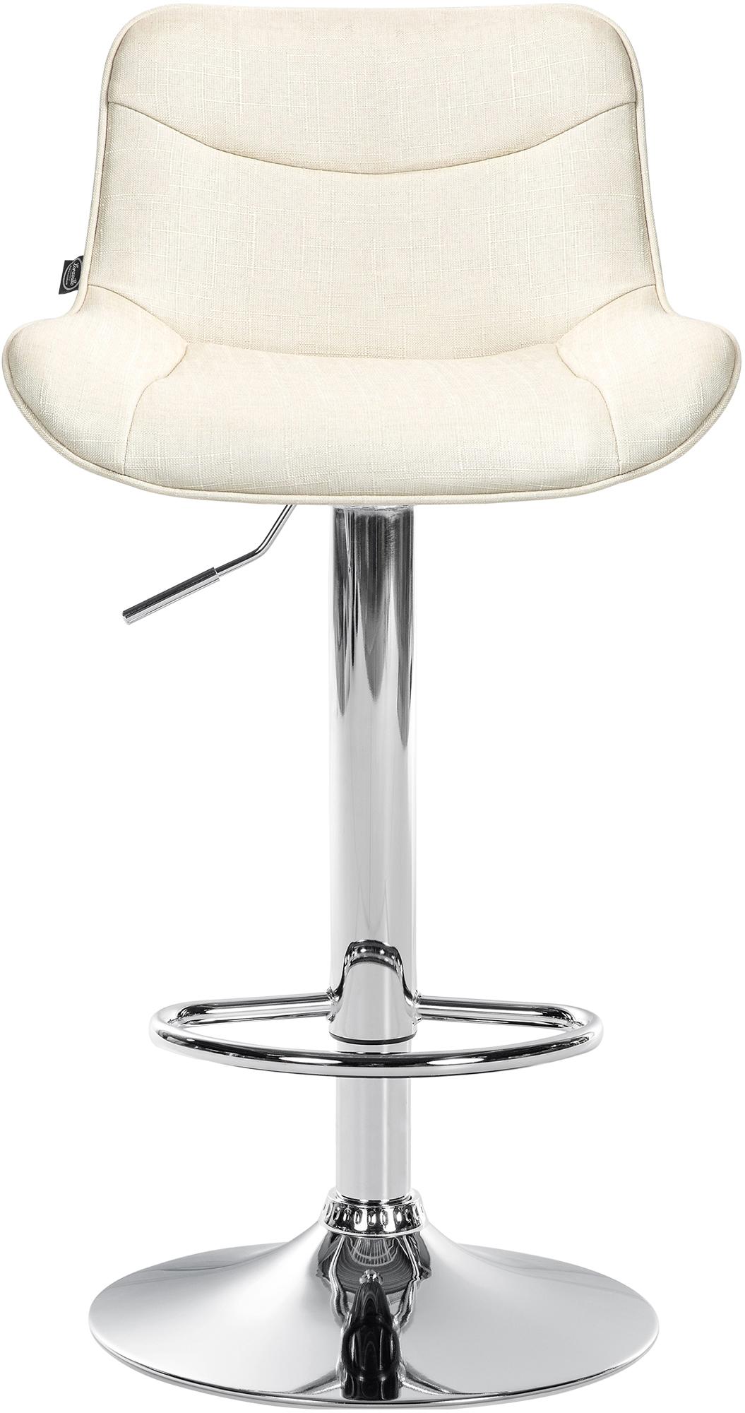 CLP Barhocker Vonore Stoff chrom – Produktabbildung 3