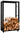 CLP Kaminholzständer Keri mit Rollen 25x60x100