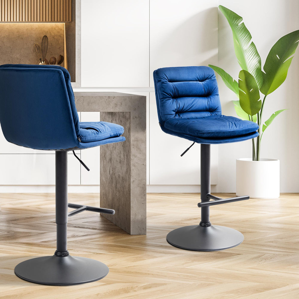 CLP Barhocker Damar Samt schwarz – Produktabbildung 10