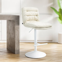 CLP Barhocker Damar Stoff weiß – Produktabbildung 7