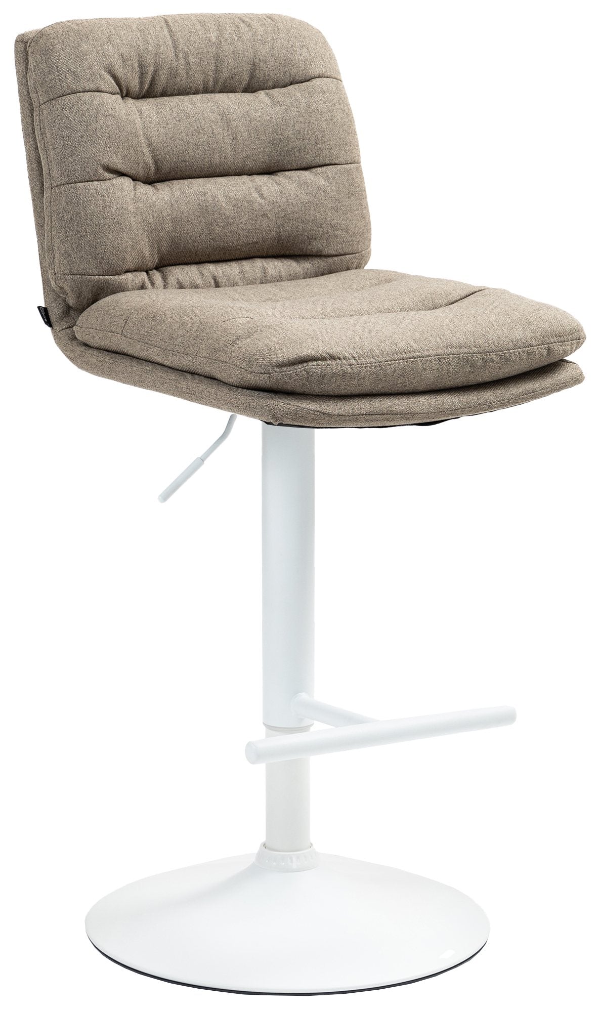 CLP Barhocker Damar Stoff weiß – Produktabbildung 8