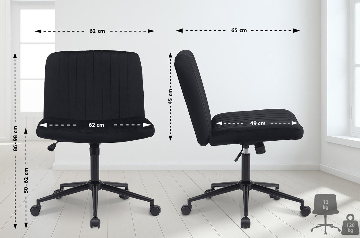 CLP Bürostuhl Kingman Samt – Produktabbildung 2