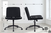 CLP Bürostuhl Kingman Samt – Produktabbildung 2