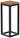 CLP Beistelltisch Manteo 20x20x50 cm