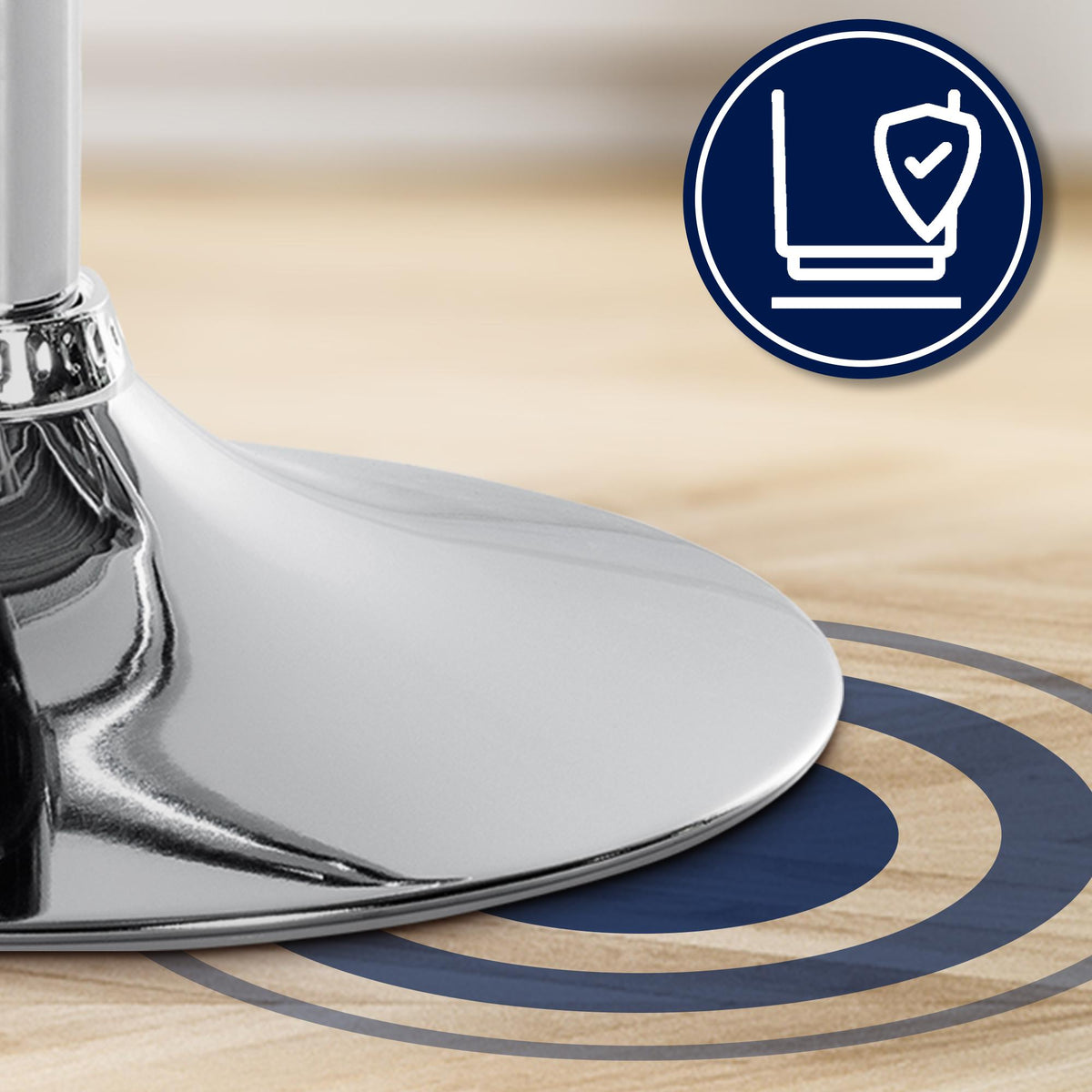 CLP Barhocker Laurel Stoff chrom – Produktabbildung 5