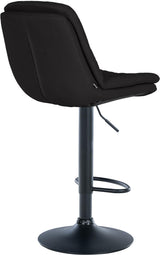 CLP Barhocker Laurel Stoff schwarz – Produktabbildung 6