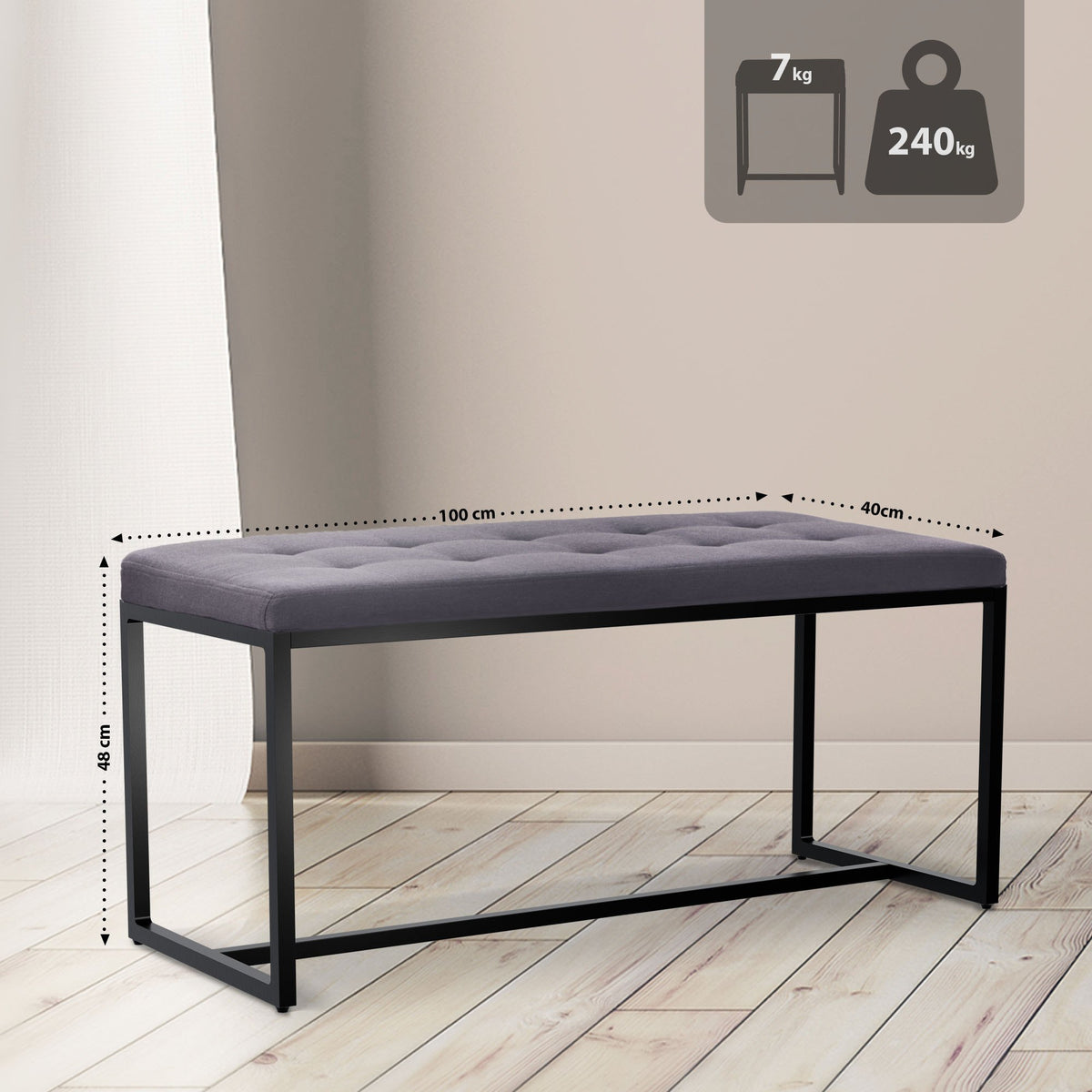 CLP Sitzbank Barci B Stoff – Produktabbildung 8
