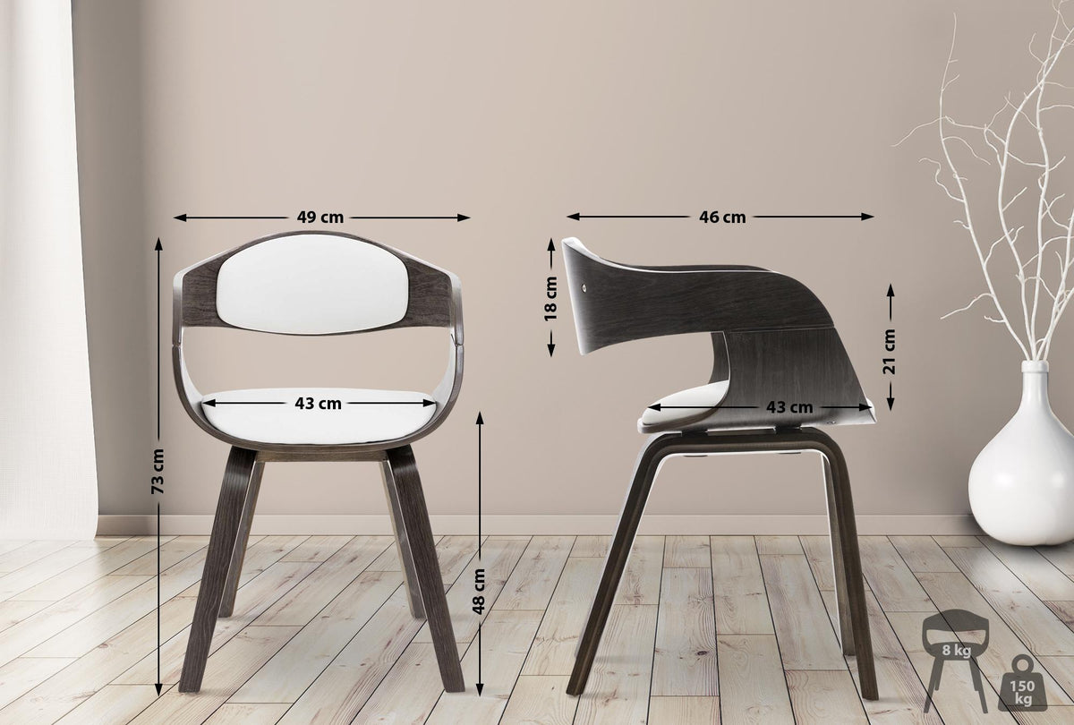 CLP Besucherstuhl Kingston Kunstleder – Produktabbildung 2