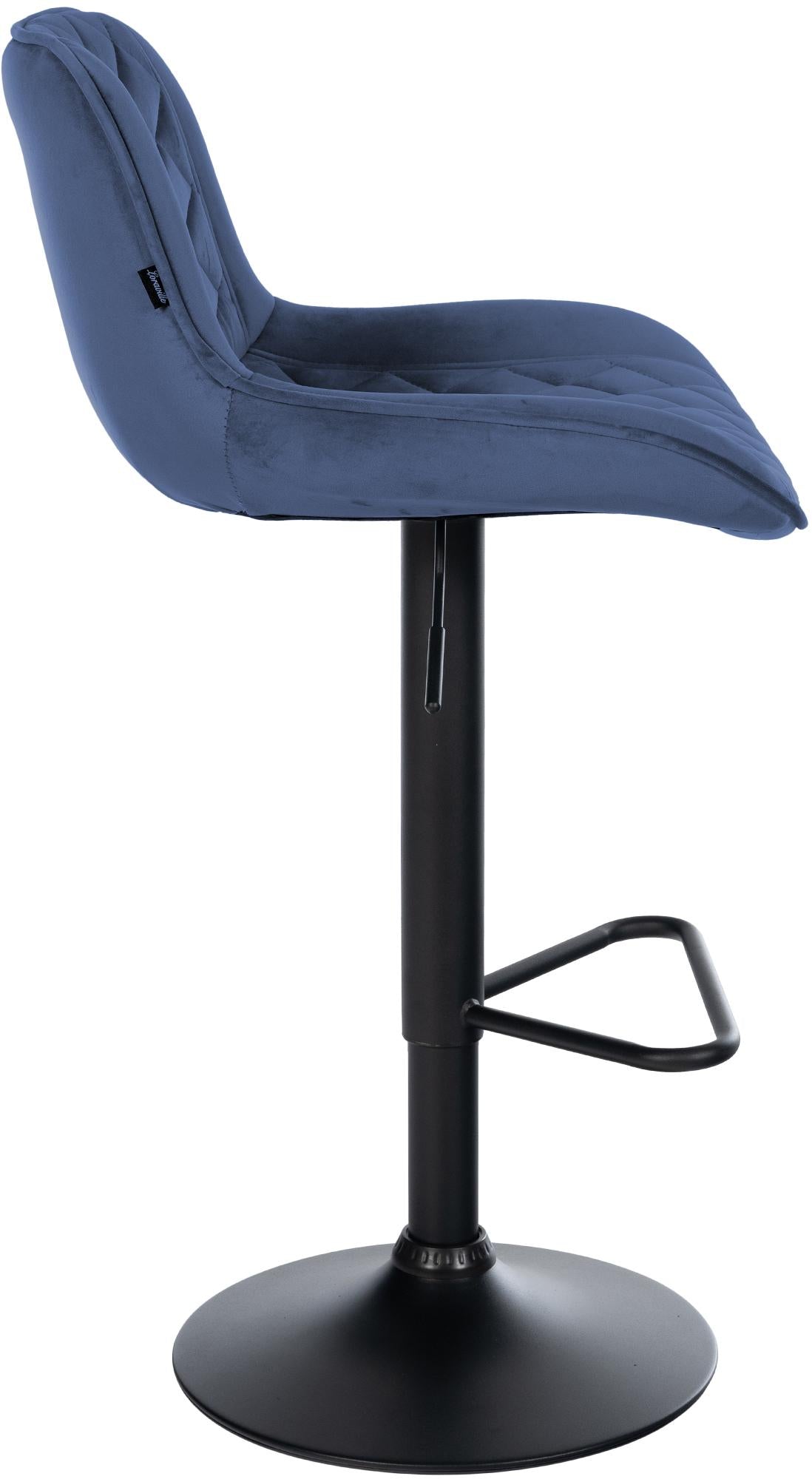 CLP 2er Set Barhocker Kasson Samt – Produktabbildung 5