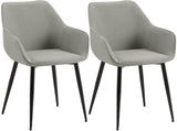 CLP 2er Set Esszimmerstuhl Vessa Stoff – Produktabbildung 8