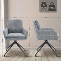 CLP Esszimmerstuhl Pickett Stoff – Produktabbildung 7