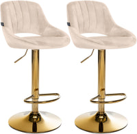 CLP 2er Set Barhocker Milet Samt G – Produktabbildung 8