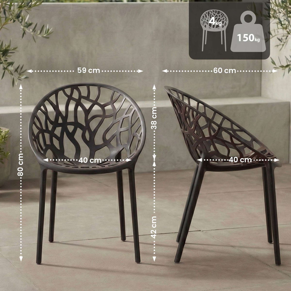 CLP 2er Set Stuhl Hope – Produktabbildung 2