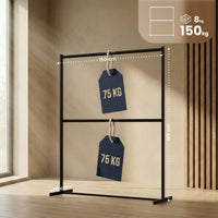 CLP Kleiderständer Helga 150x185 cm – Produktabbildung 2