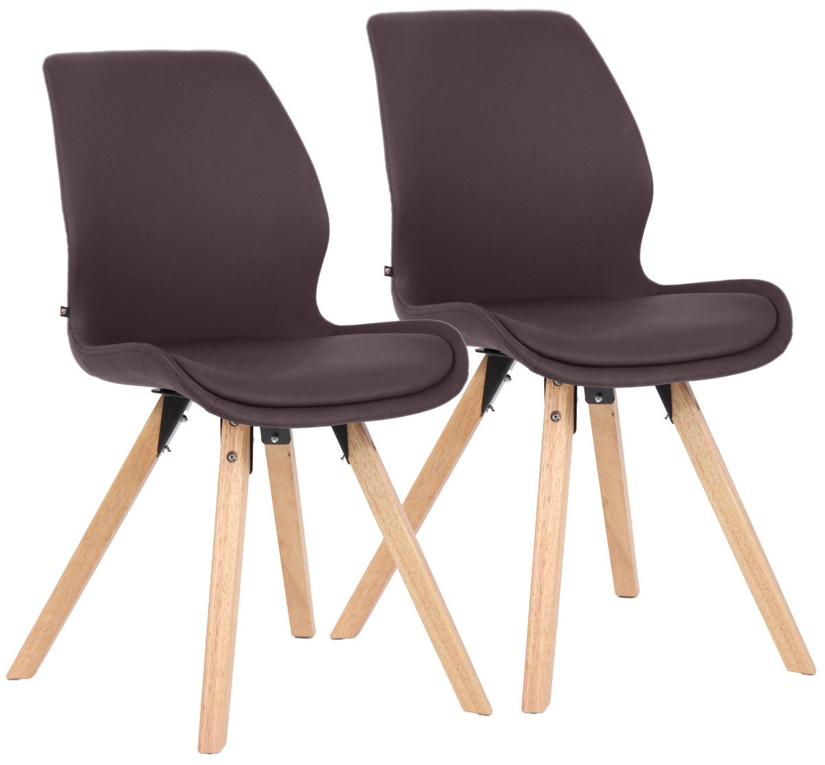 CLP 2er Set Stuhl Luna Kunstleder – Produktabbildung 8