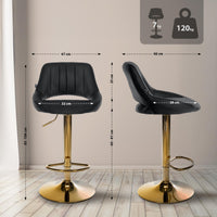 CLP Barhocker Milet Kunstleder gold – Produktabbildung 2