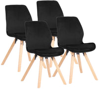 CLP 4er Set Stuhl Luna Samt – Produktabbildung 8