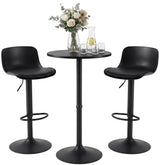 CLP 2er Bartisch Set Velor Kunstleder
