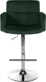 CLP 2er Set Barhocker Los Angeles Samt chrom – Produktabbildung 4