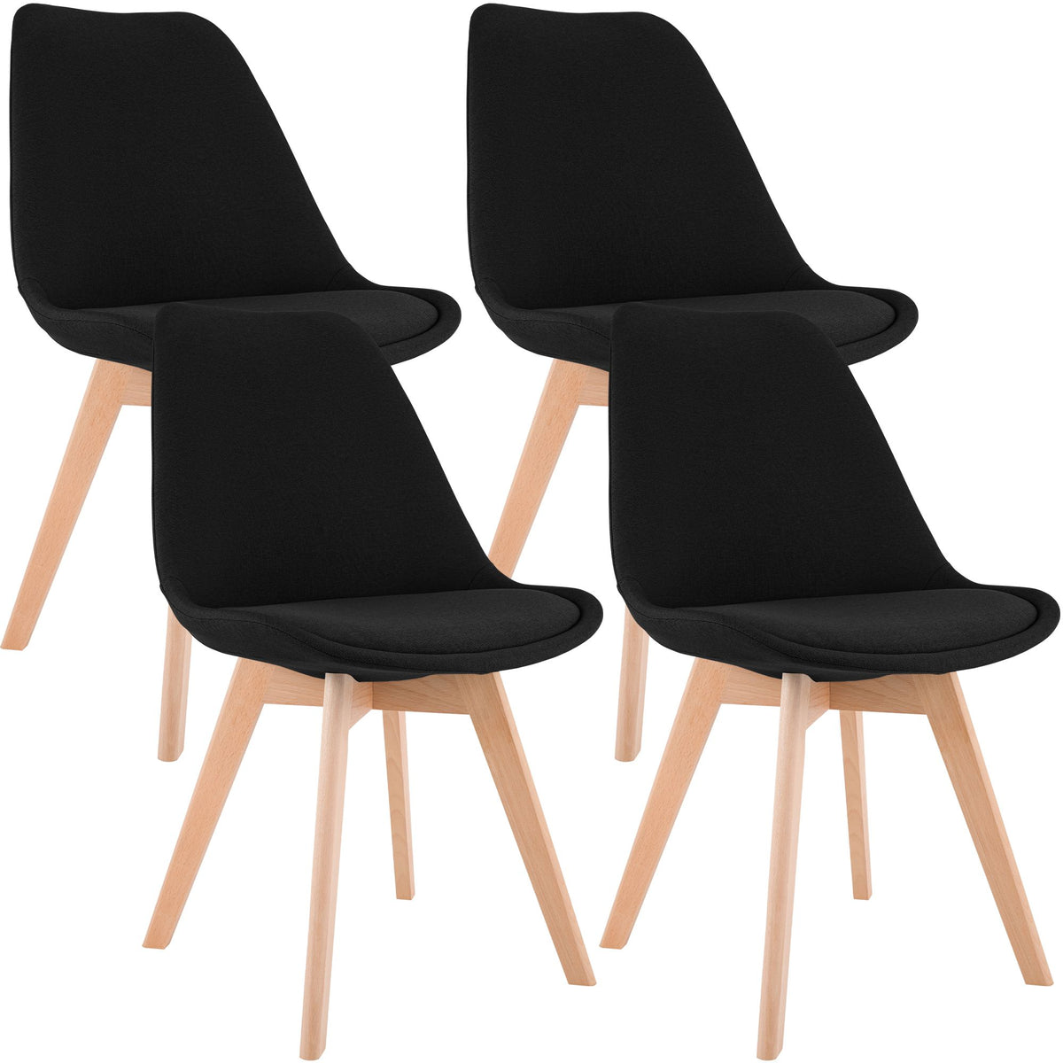 CLP 4er Set Stuhl Linares Stoff
