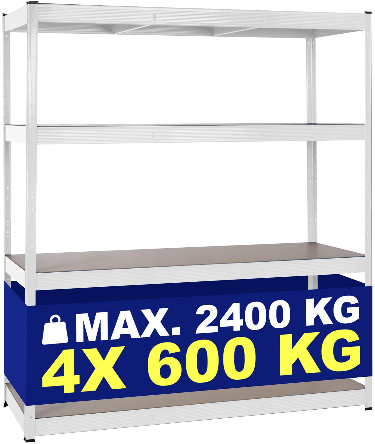 CLP Schwerlastregal 160x60x180 cm – Produktabbildung 8
