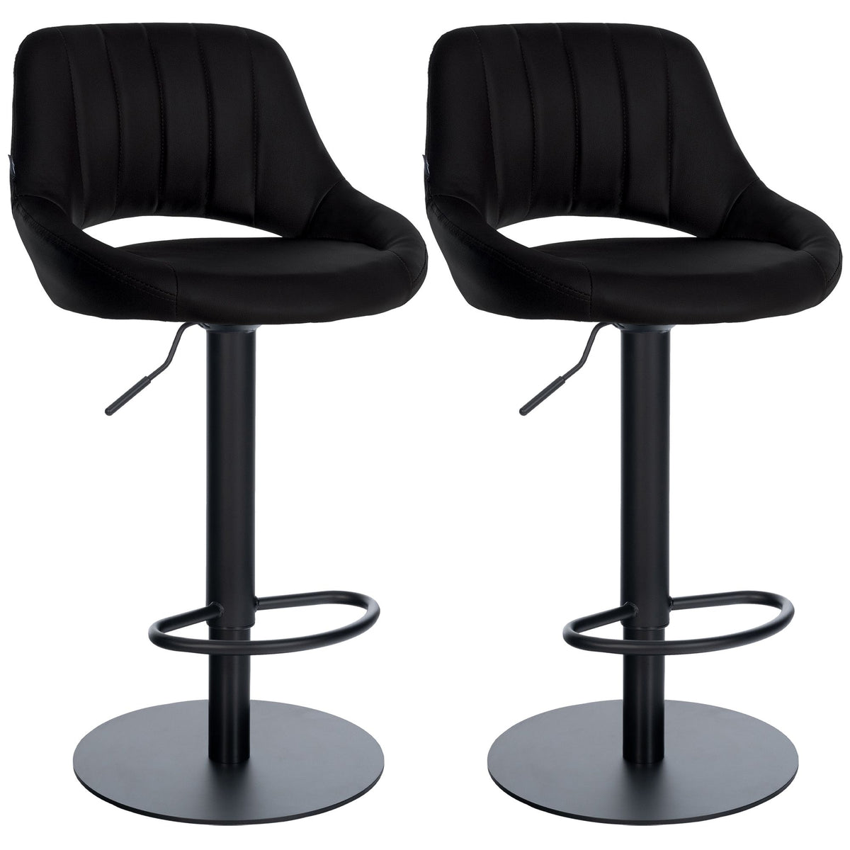CLP 2er Set Barhocker HD Milet B Kunstleder – Produktabbildung 8