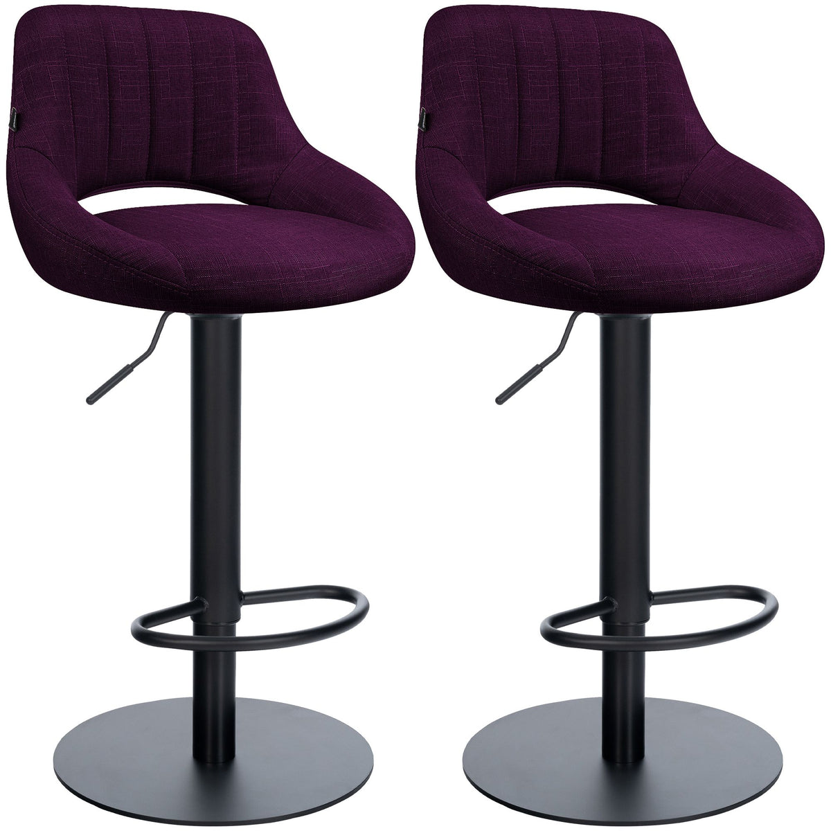 CLP 2er Set Barhocker HD Milet B Stoff