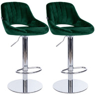 CLP 2er Set Barhocker HD Milet C Samt