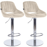 CLP 2er Set Barhocker HD Milet C Samt – Produktabbildung 8