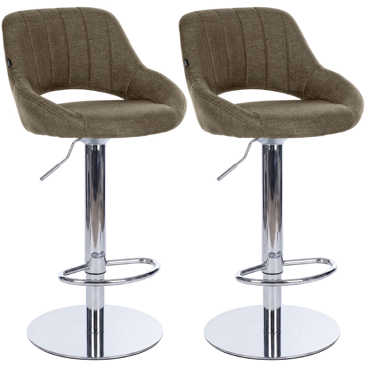 CLP 2er Set Barhocker HD Milet C Stoff – Produktabbildung 8
