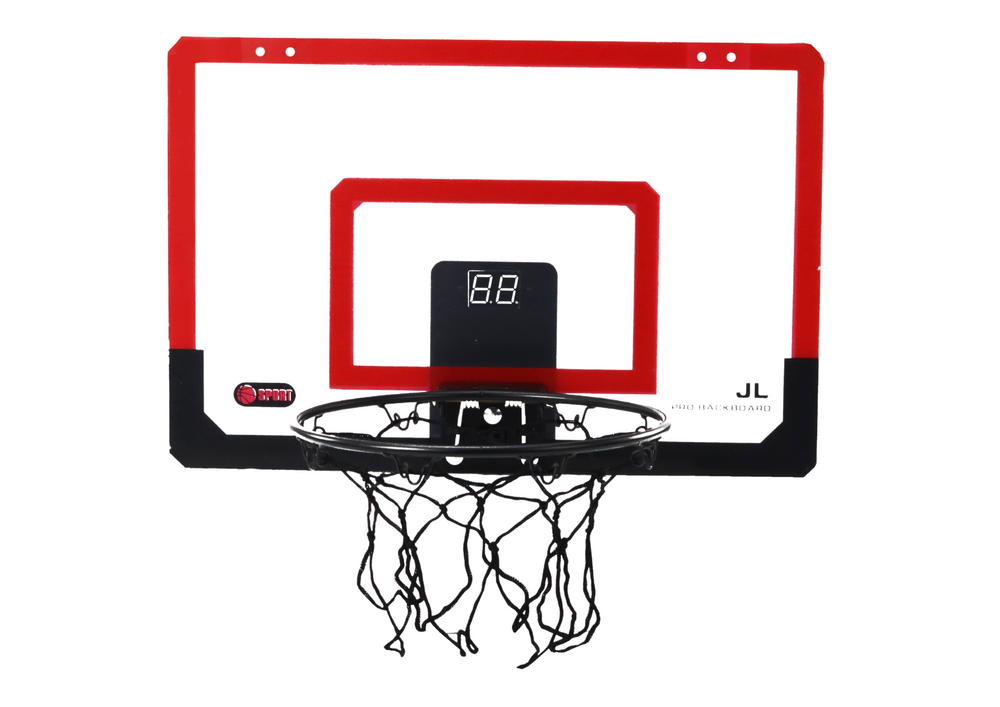 LEAN Toys Basketball-Rückwand, elektronischer Korb, Punktezähler, Geräusche – Produktabbildung 2