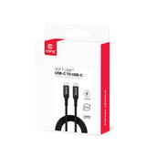 Crong Soft Link - 100W PD 5A USB-C für USB-C Kabel 200cm (schwarz) – Produktabbildung 4