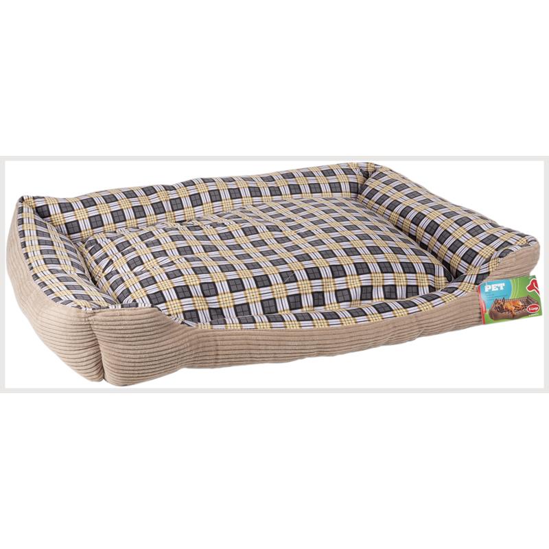 Jiný Měkký pelíšek für psy 90 x 70 x 20 cm Größe XL (beige) – Produktabbildung 2
